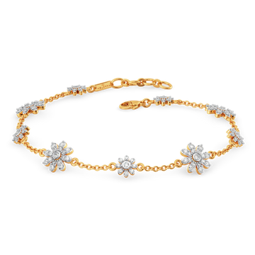 Whimsical Chintz Diamond Bracelets