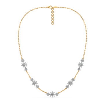 Whimsical Chintz Diamond Necklaces