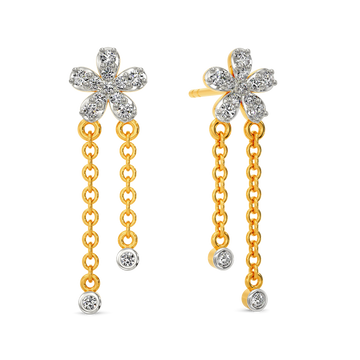Zen Blooms Diamond Earrings