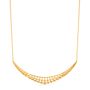 Mesh Shine Gold Necklaces