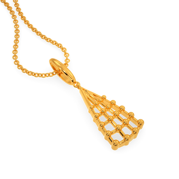 Mesh Shine Gold Pendants