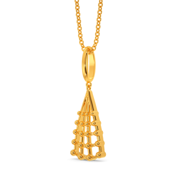 Mesh Shine Gold Pendants