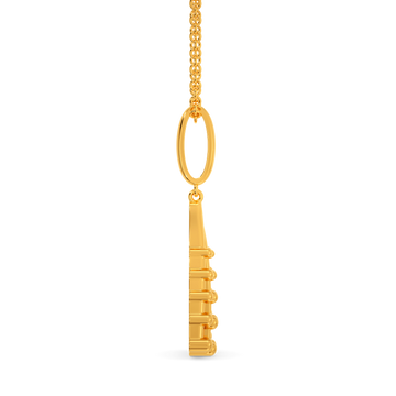 Mesh Shine Gold Pendants