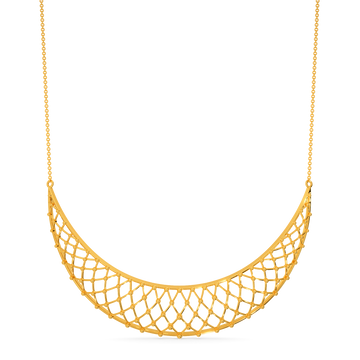 Enchanting Sparkle Gold Necklaces