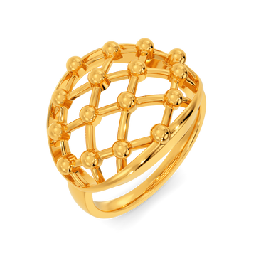 Bold N Slinky Gold Rings