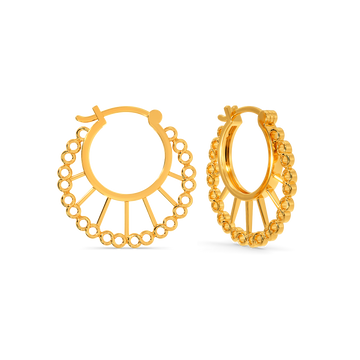Cora Crochet Gold Earrings