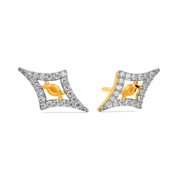 Crochet Carnival Diamond Earrings