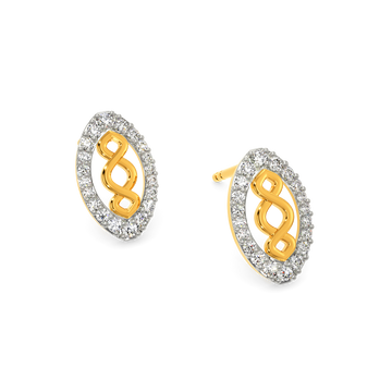Crazy About Crochet Diamond Earrings