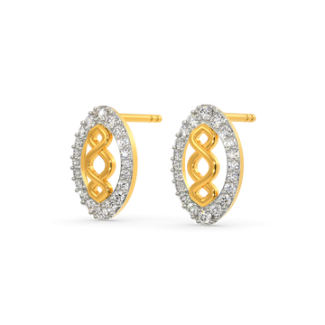 Crazy About Crochet Diamond Earrings