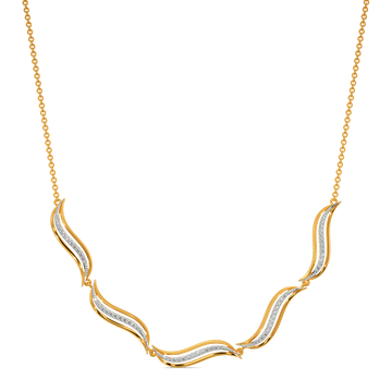 Drape Game Diamond Necklaces