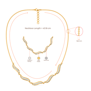 Drape Game Diamond Necklaces