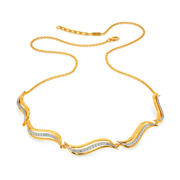 Drape Game Diamond Necklaces
