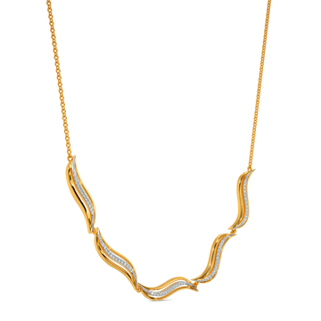 Drape Game Diamond Necklaces