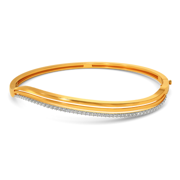 Party in Drapes Diamond Bangles
