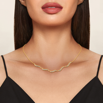 Drape Game Diamond Necklaces