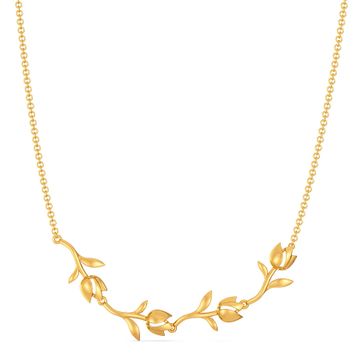 Glasual Vines Gold Necklaces