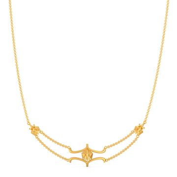A Bud Shade Gold Necklaces