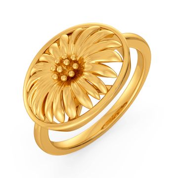Daisy Decadence Gold Rings