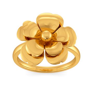 Feisty Florets Gold Rings