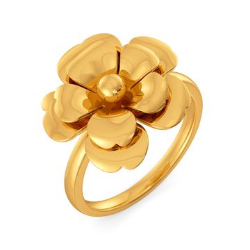 Feisty Florets Gold Rings