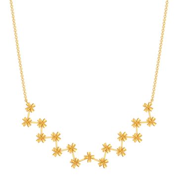 Blossomy Trail Gold Necklaces
