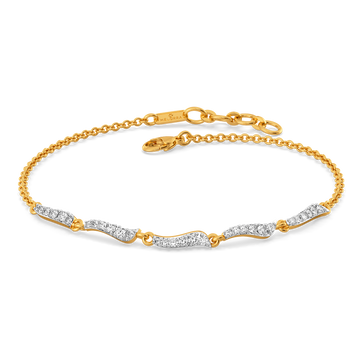 Glam Drapes Diamond Bracelets
