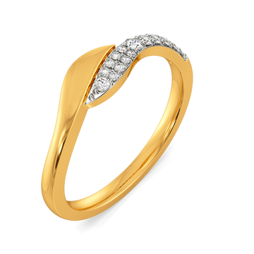 Glam Drapes Diamond Rings
