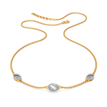 Glam Drapes Diamond Necklaces
