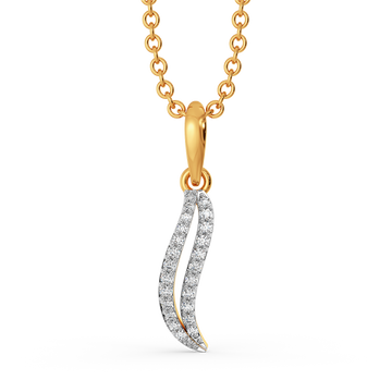 Drapes of Elegance Diamond Pendants