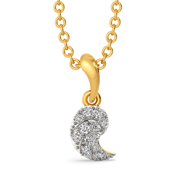 Beauty of Drapes Diamond Pendants