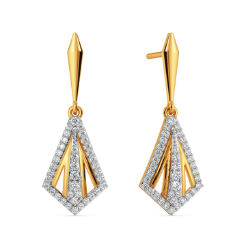 Drapes Defined Diamond Earrings