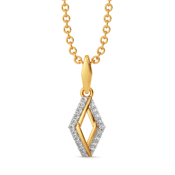 Drapes Defined Diamond Pendants