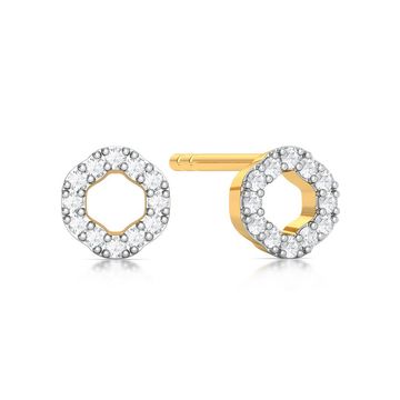 Circle of Dazzle Diamond Earrings