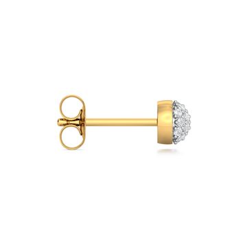 Bound by round Diamond Earrings