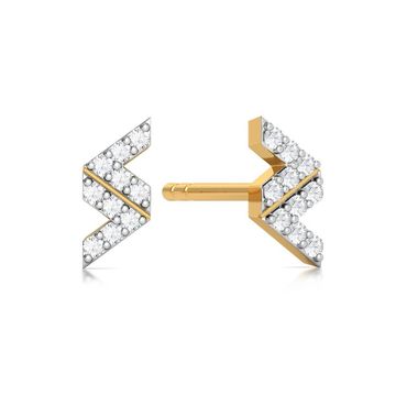 Double Vision Diamond Earrings
