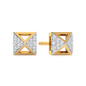 Quad Goals Diamond Earrings