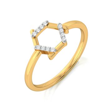 Hexa Fab Diamond Rings