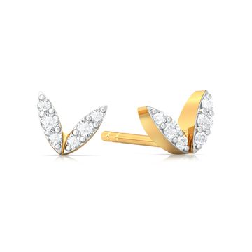 Peace Out Diamond Earrings