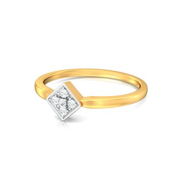 Rhomby Comby Diamond Rings