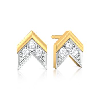 Arrow Bolero Diamond Earrings