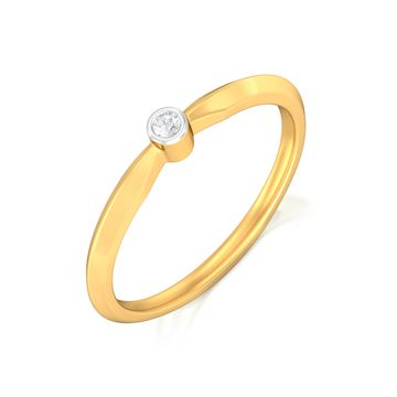 Simple Winkle Diamond Rings