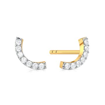 Camber Drift Diamond Earrings