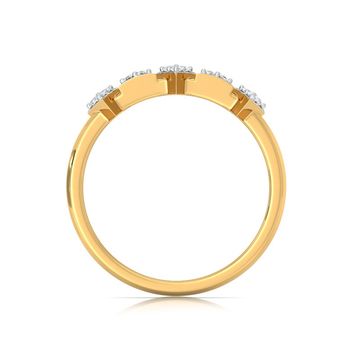 Trico Triangle Diamond Rings