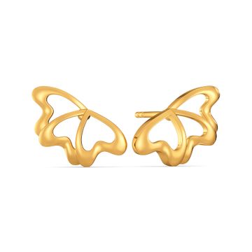 Love Gone Wild Gold Earrings