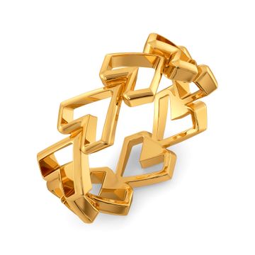 Love Rendition Gold Rings