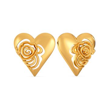 Love Bomb Gold Earrings