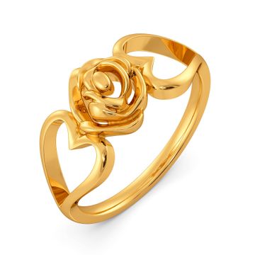 Amour Rosa Gold Rings