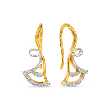 Victorian Essence Diamond Earrings