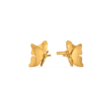 Pretty Meets Power Gold Earrings