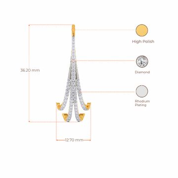 Groovy Soiree Diamond Earrings